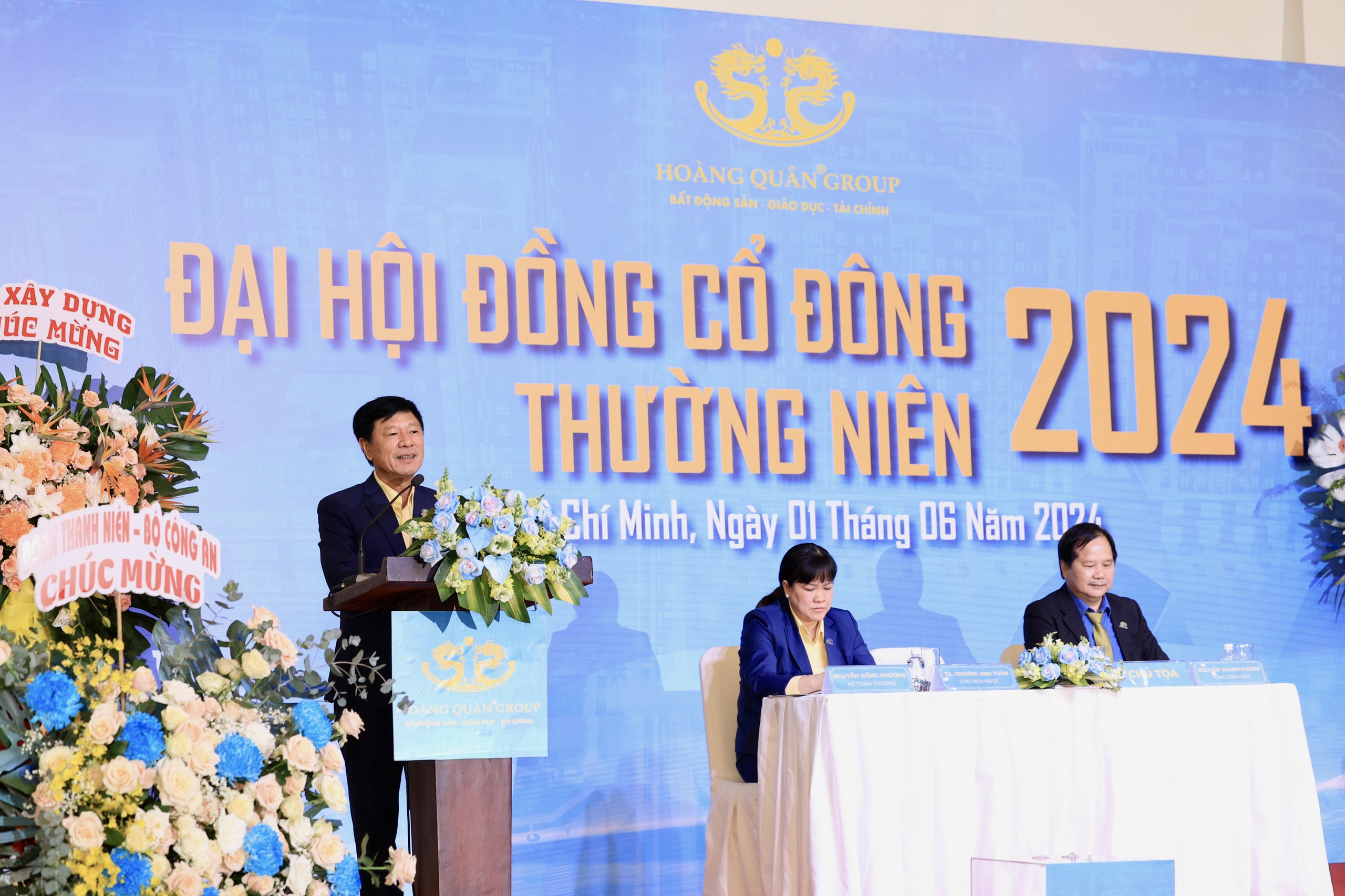 TẬP ĐOÀN HOÀNG QUÂN TỔ CHỨC THÀNH CÔNG ĐẠI HỘI ĐỒNG CỔ ĐÔNG THƯỜNG NIÊN NĂM 2024