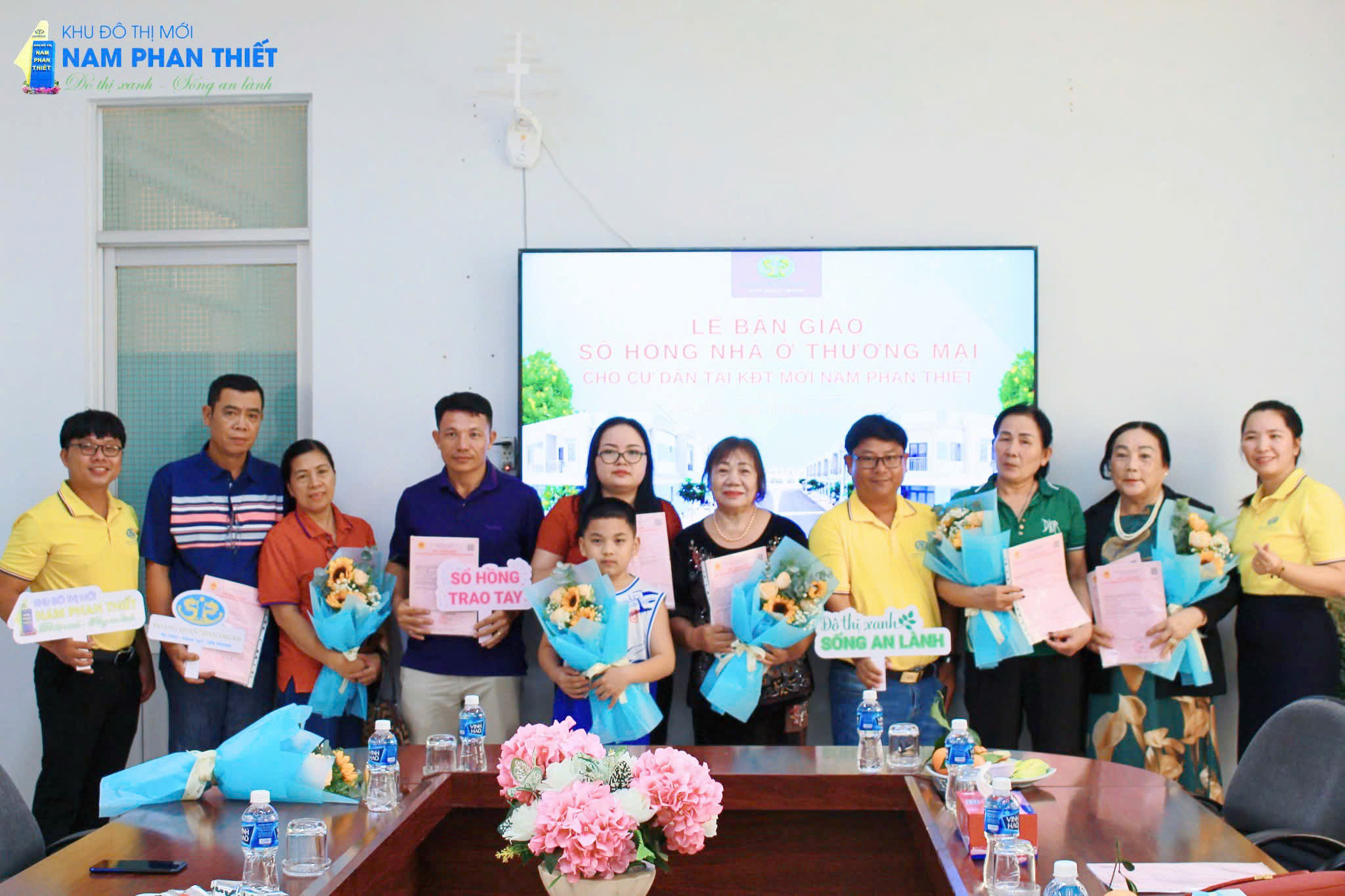 BÀN GIAO SỔ HỒNG THƯƠNG MẠI ĐỢT 2 – DỰ ÁN NHÀ Ở XÃ HỘI KCN HÀM KIỆM 1