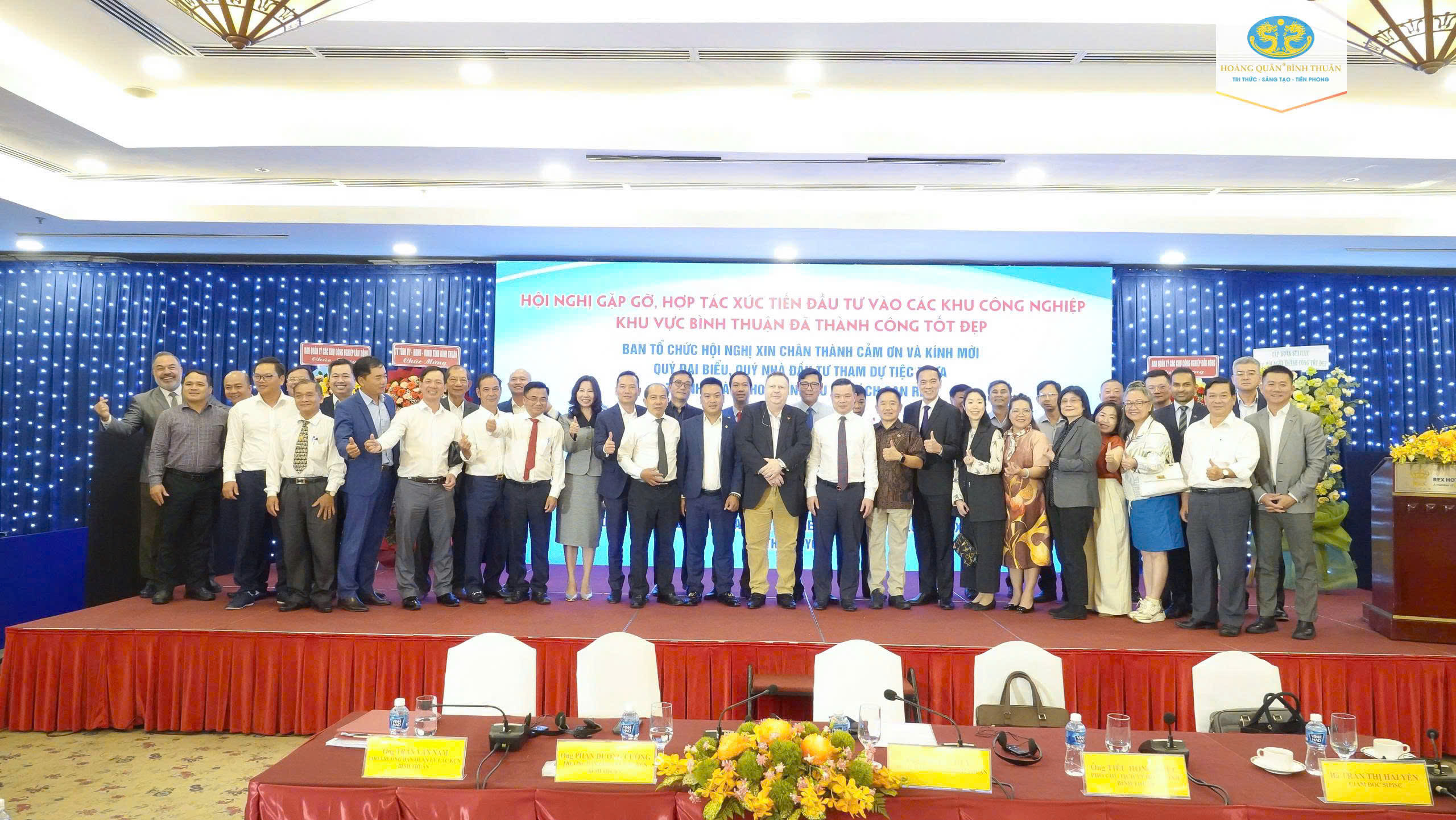 TẬP ĐOÀN HOÀNG QUÂN VÀ HOÀNG QUÂN BÌNH THUẬN THAM DỰ HỘI NGHỊ XÚC TIẾN ĐẦU TƯ VÀO CÁC KCN TỈNH BÌNH THUẬN 2025