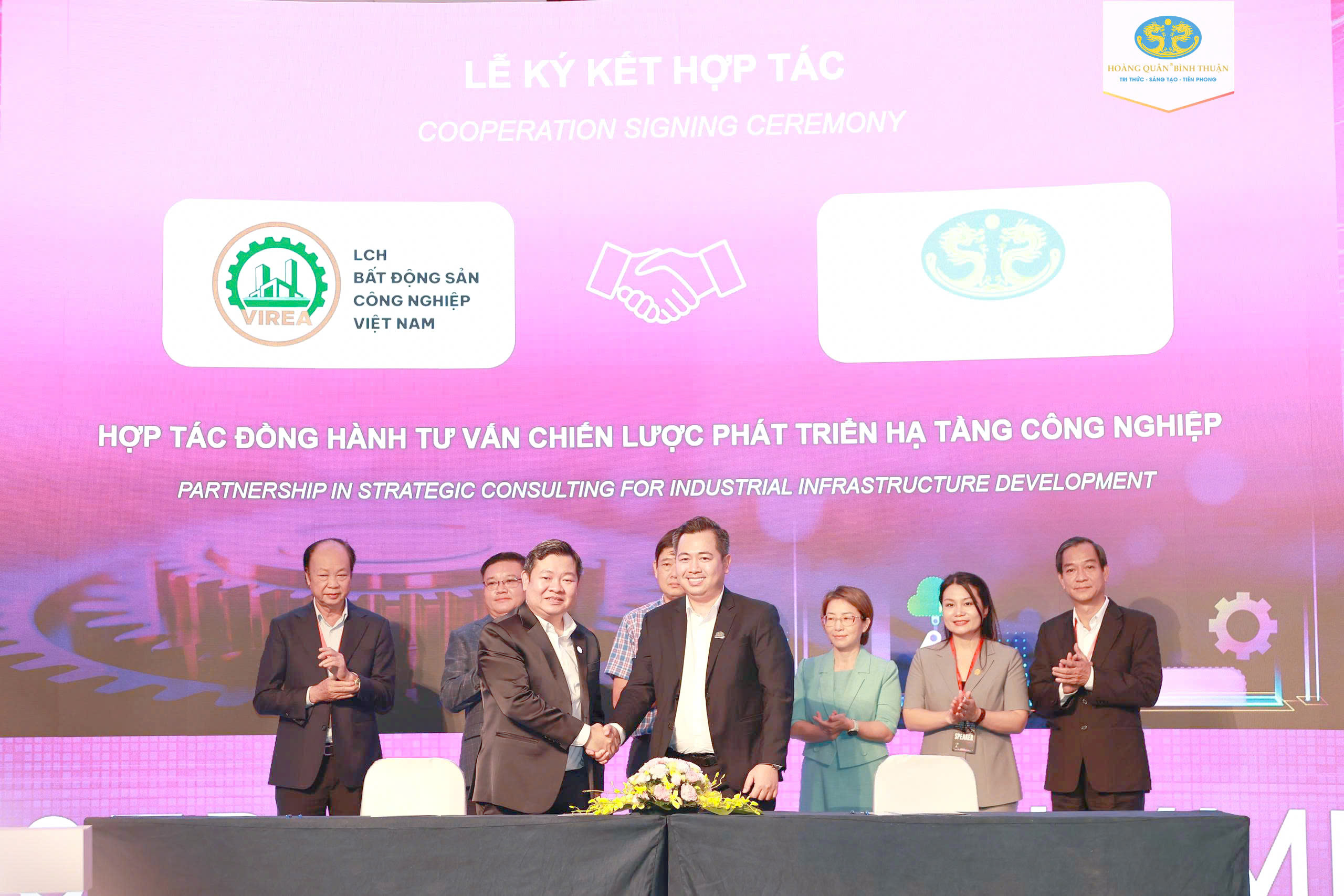HOÀNG QUÂN BÌNH THUẬN KÝ KẾT MOU VỚI LIÊN CHI HỘI BĐS CÔNG NGHIỆP VIỆT NAM TẠI DIỄN ĐÀN PHÁT TRIỂN KHU CÔNG NGHIỆP 2025￼