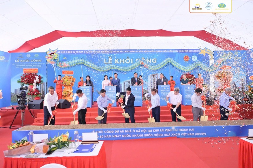 KHỞI CÔNG DỰ ÁN NHÀ Ở XÃ HỘI THÀNH HẢI – DẤU MỐC MỚI TRÊN HÀNH TRÌNH VÌ 1 TRIỆU MÁI ẤM GIA ĐÌNH VIỆT